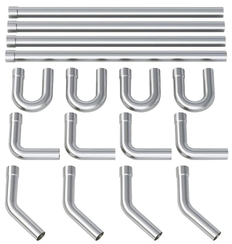 Mandrel Bends 16 Pcs, 3 Inches 304 DIY 3 inch 16 piece Kit Stainless Steel gallery