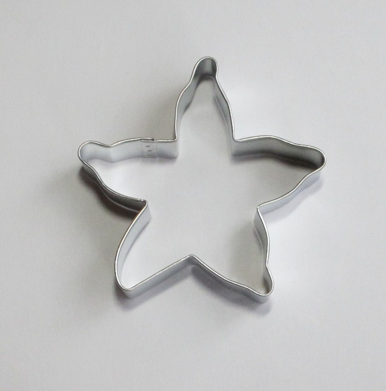 4″ Star Fish Cookie Cutter Tin Steel Sea Star Luau Ocean Beach Mermaid Party