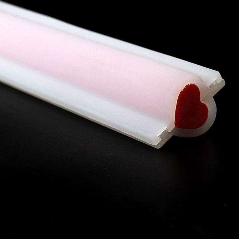 Flexible Heart Shaped Silicone Baking Mold - Ideal for DIY Crafts and Desserts gallery