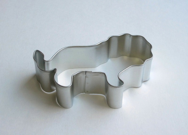 4" Lion Body Cookie Cutter Tin Steel Leo Carnival Zoo Jungle Safari Wild Animal gallery