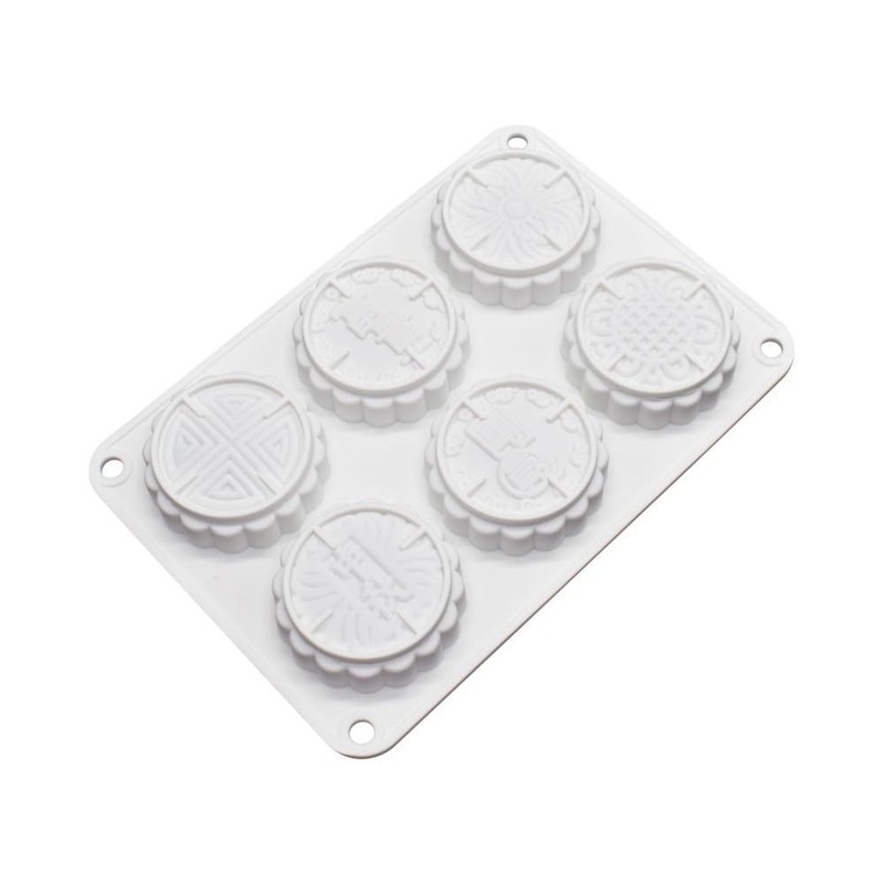 6 Flower Silicone Cake Mold Handmake DIY Bread Mould Silicone Moulds For Cake... gallery