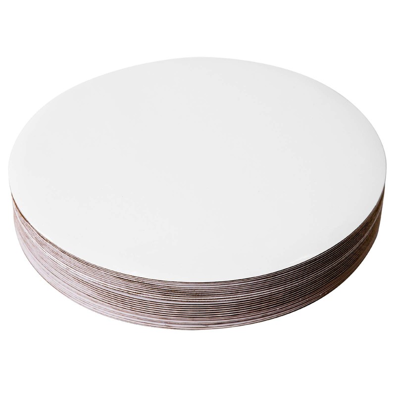 MORE [25pcs] 10" White Cakeboard Round,Disposable Cake Circle Base Boards Cak... gallery
