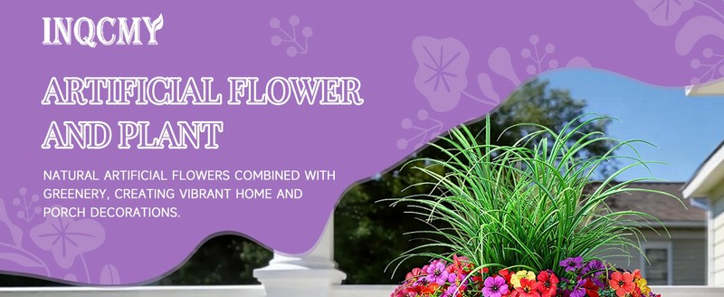 Artificial Flowers for Outdoors 14 Bundles UV Resistant Fake Flowers Daisy gallery