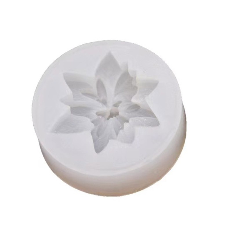 3D Christmas Flower Silicone Mold Soap Fondant Making Supplies