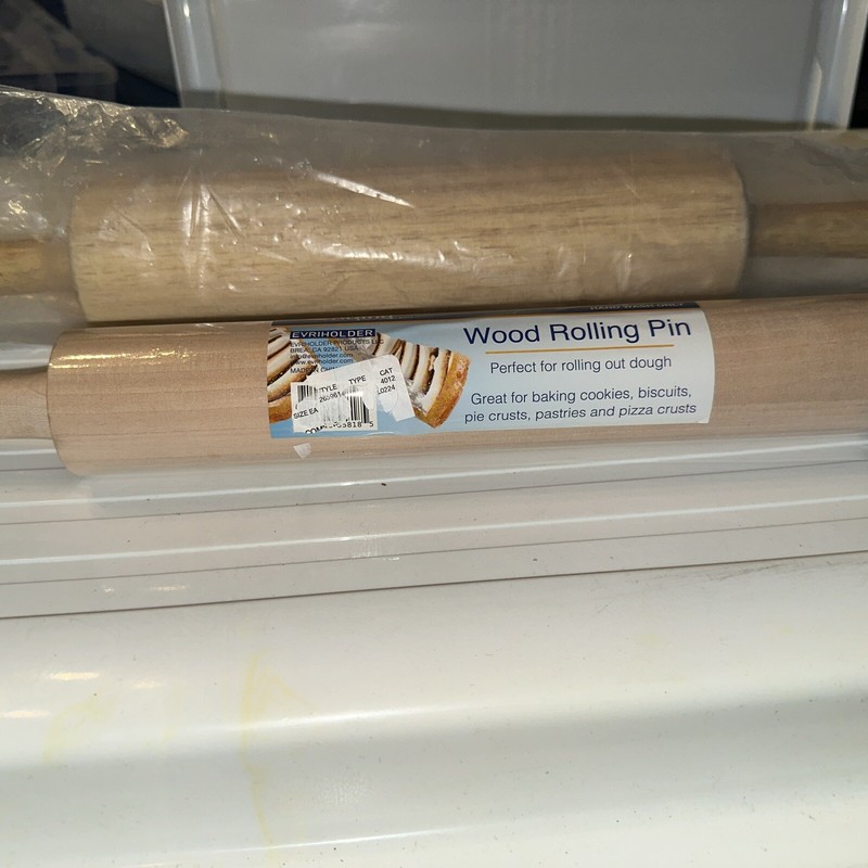 Two New Wood Rolling Pins. Free Shipping! gallery