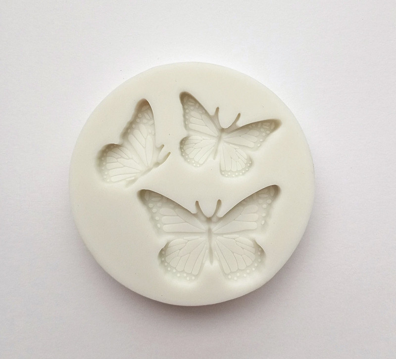BUTTERFLY MOLD Mini Silicone Fondant Mold Chocolate Mold Summer Cake Decoration