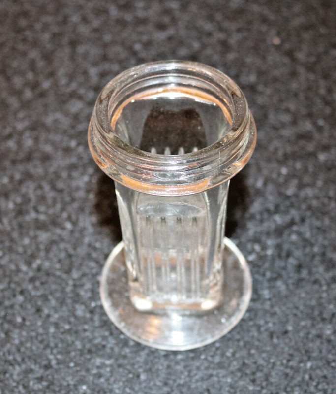 5-slide Laboratory Glass Staining Jar Transparent Glass Tanks (no lid)