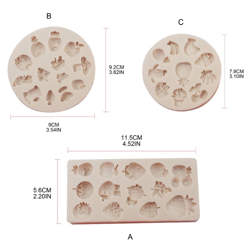 Fruits Cake Mould for Chocolate Mousse Ice Cream Cheese Puddings Dessert Decor gallery
