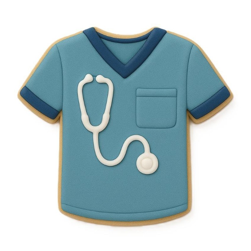 1 Dozen 12 T-Shirt Jersey Scrubs 4'' Cookie Cutter Metal Freshie Sports Party gallery