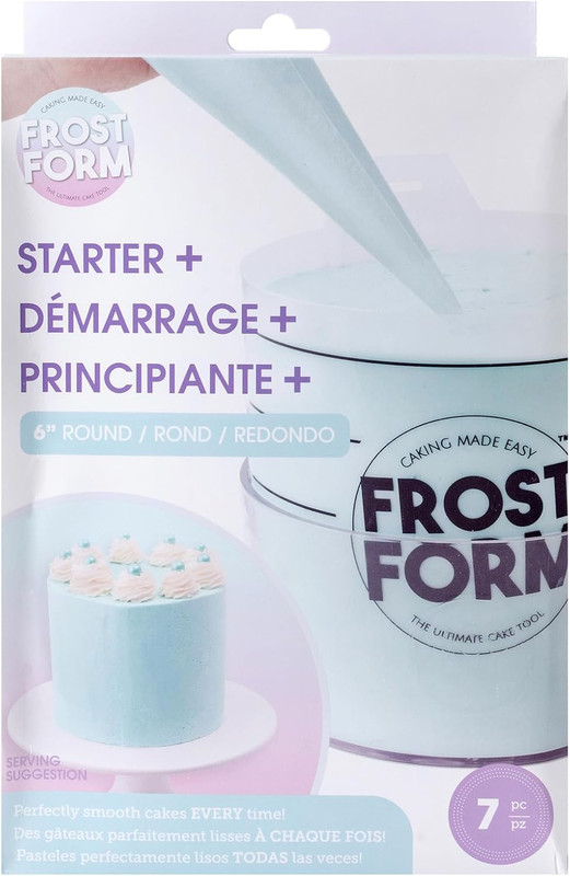 6-Inch Frost Form Cake Decorating Kit with Pan, Liner, and Tools (7 Pieces) gallery