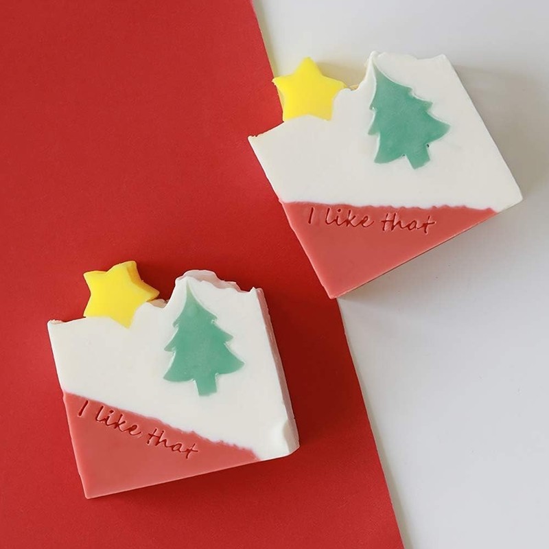3D Christmas Tree Long Tube Silicone Mold Pine Tree Column Chocolate Candy Mo... gallery