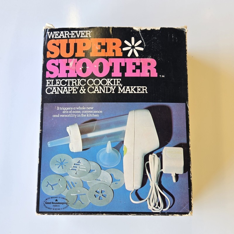 Wear Ever Super Shooter Electric Cookie Canape Candy Maker 70001 Missing Manual