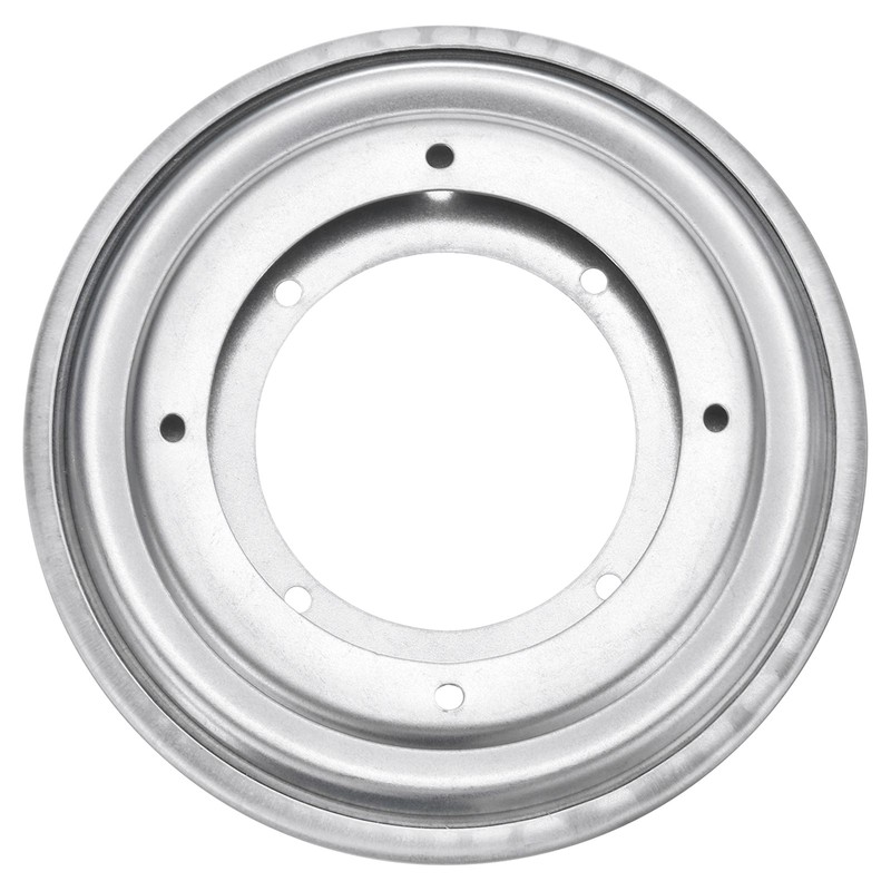 5.5 Inch Rotating Bearing Plate, Round Swivel Plate Stand, Silver