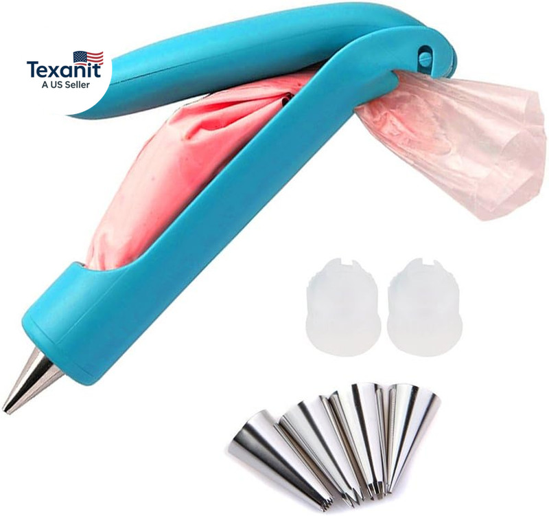 Pastry DIY Cake Decorating Pen Icing Piping Tips Nozzles Bag Sugar Craft Fondant gallery