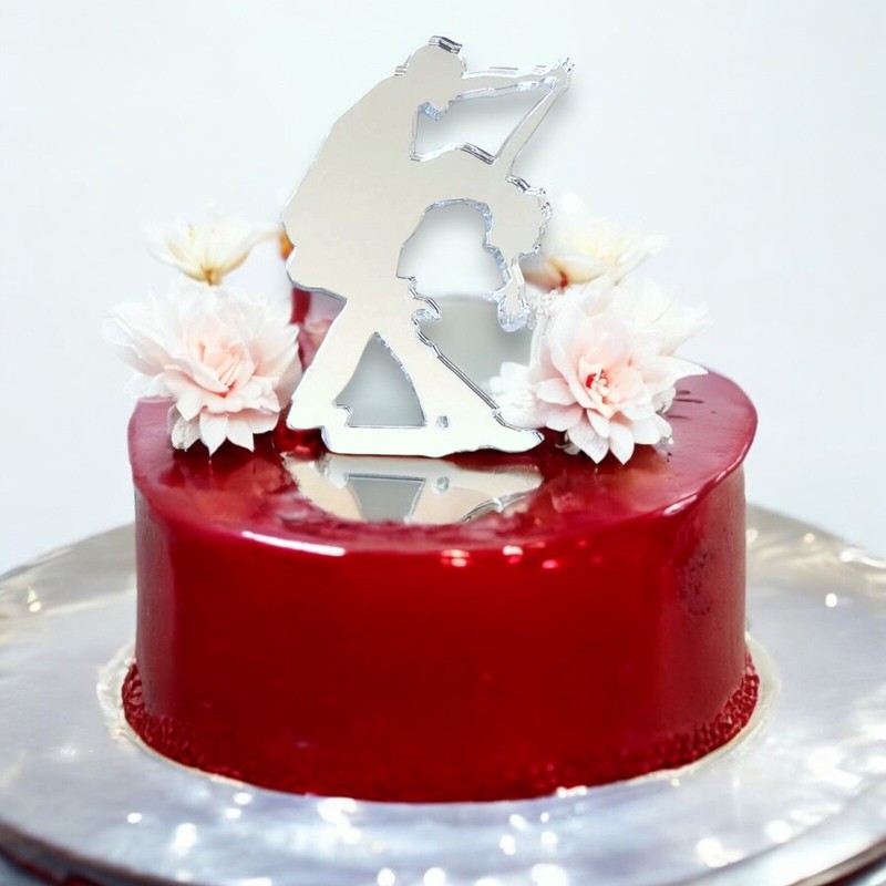 Latin Dancing Cake & Cupcake Toppers, Many Colours & Sizes Plain or Engraved