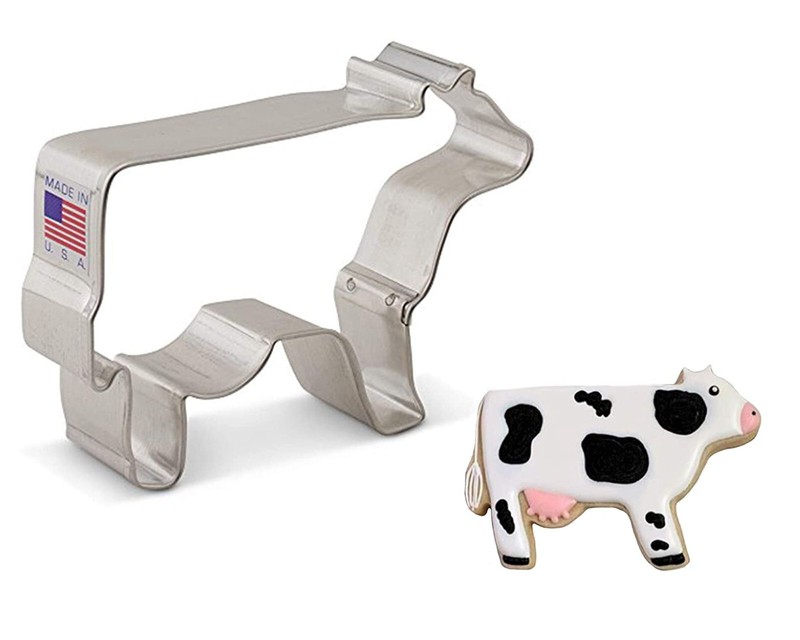 COW Metal Cookie Cutter 3.75 Inch by Ann Clark