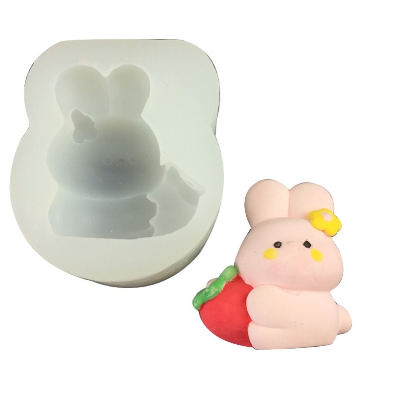3D Cartoon Rabbit Fondant Mold Biscuits Mold DIY Cartoon Press Baking Mold gallery