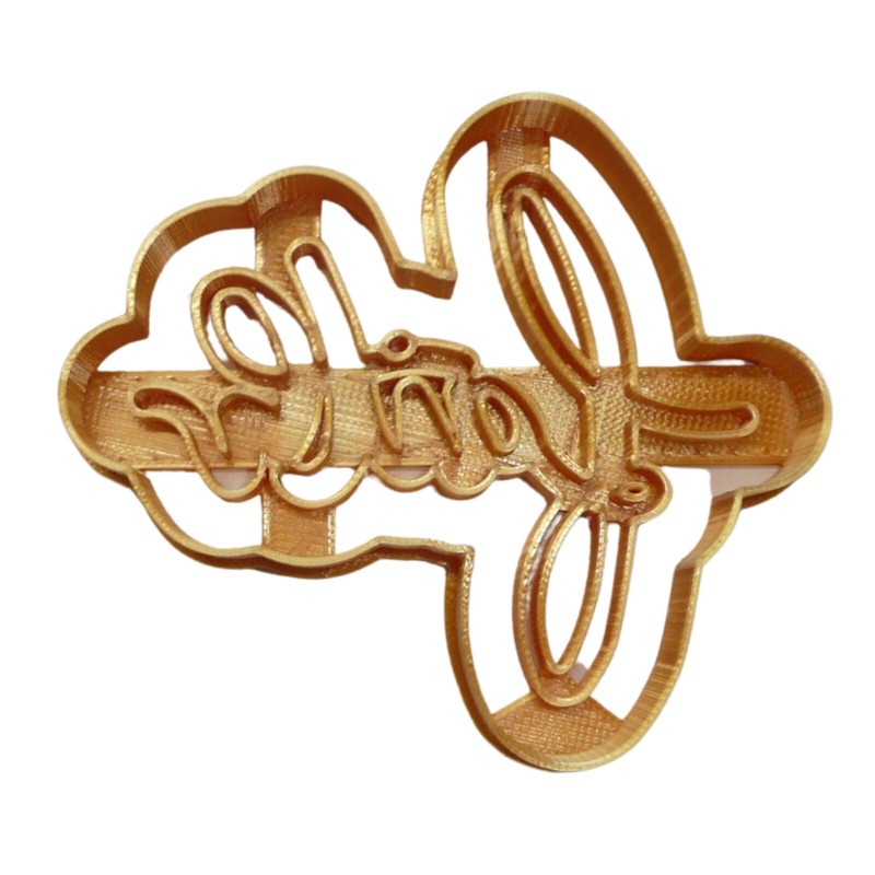 FAITH WORD CURSIVE LETTERS DETAILED COOKIE CUTTER MADE IN USA PR5056