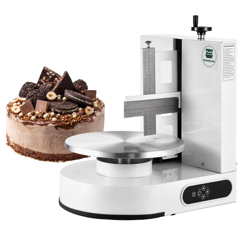 4-12" Cake Cream Decorating Machine Cake Spreading Frosting Smearing Machine gallery