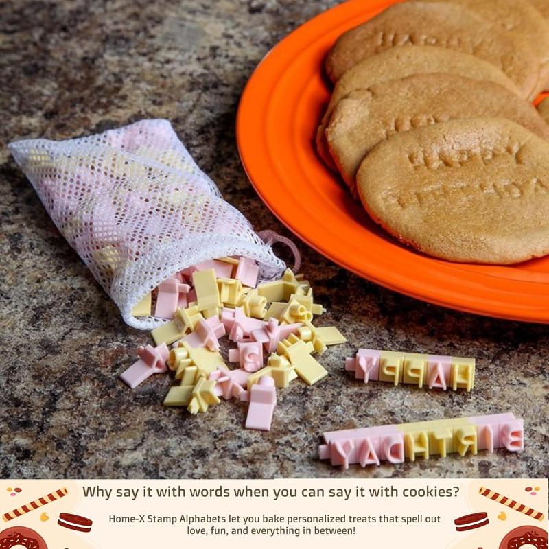 Cookie Stamps Fondant Letter Stamps - Alphabet, Numbers & Symbols, DIY Fondant E gallery