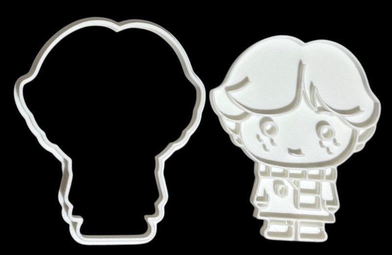 3D Printed Cookie Cutter – 3.5″ Ron – #1047