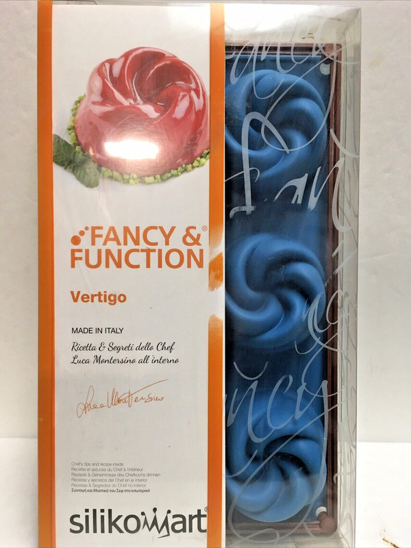 SILIKOMART SWIRL /TRAY SIZE 12″ X 7″/UNIT SIZE APPROX 3″X 1.5″ NIP/ ITALY