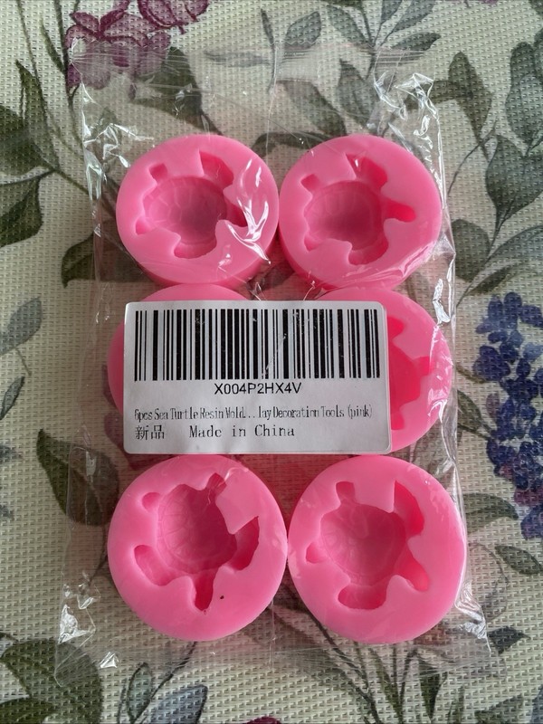 6 PACK Sea Turtle Silicone Molds 3D Turtle Candy Fondant Mold Tortoise Chocolate gallery