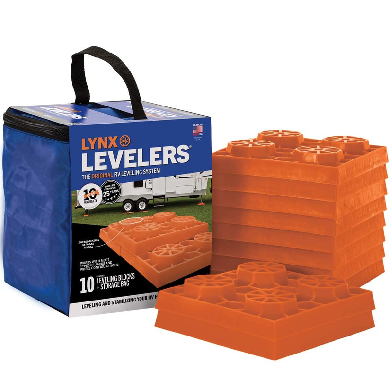 Tri-Lynx Lynx Levelers Rv/Trailer/Motorhome/Vanlife Interlocking Leveling