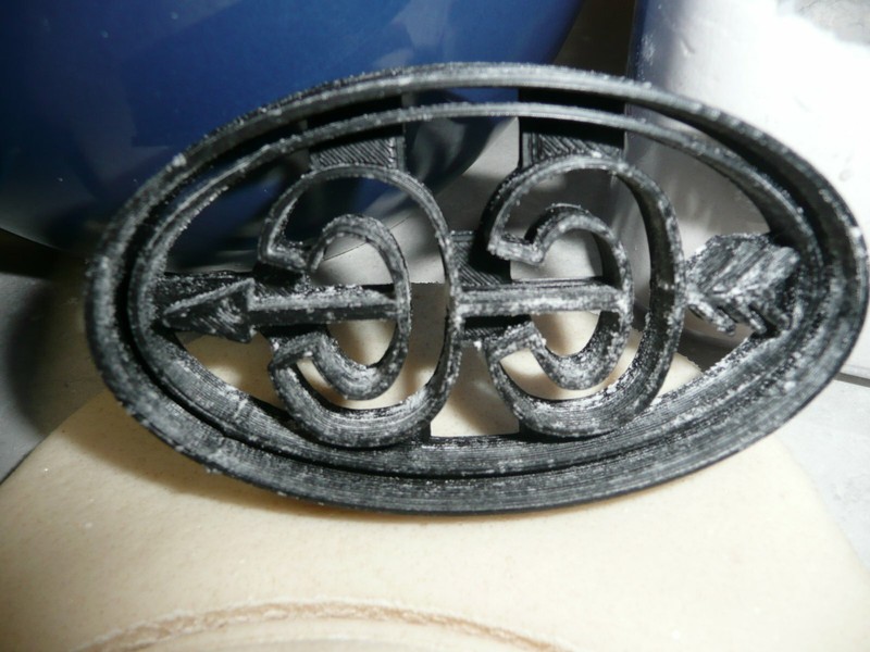 CC CROSS COUNTRY LOGO WITH ARROW THROUGH IT RUNNING COOKIE CUTTER USA PR2493 gallery