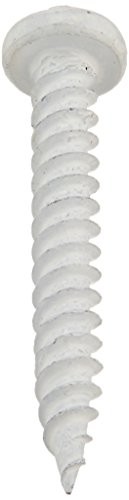 012-PSQ500 W 8 X 1-1/4 White Pan Head Square Recess Screw - Pack of 8 x 1-1/4" gallery