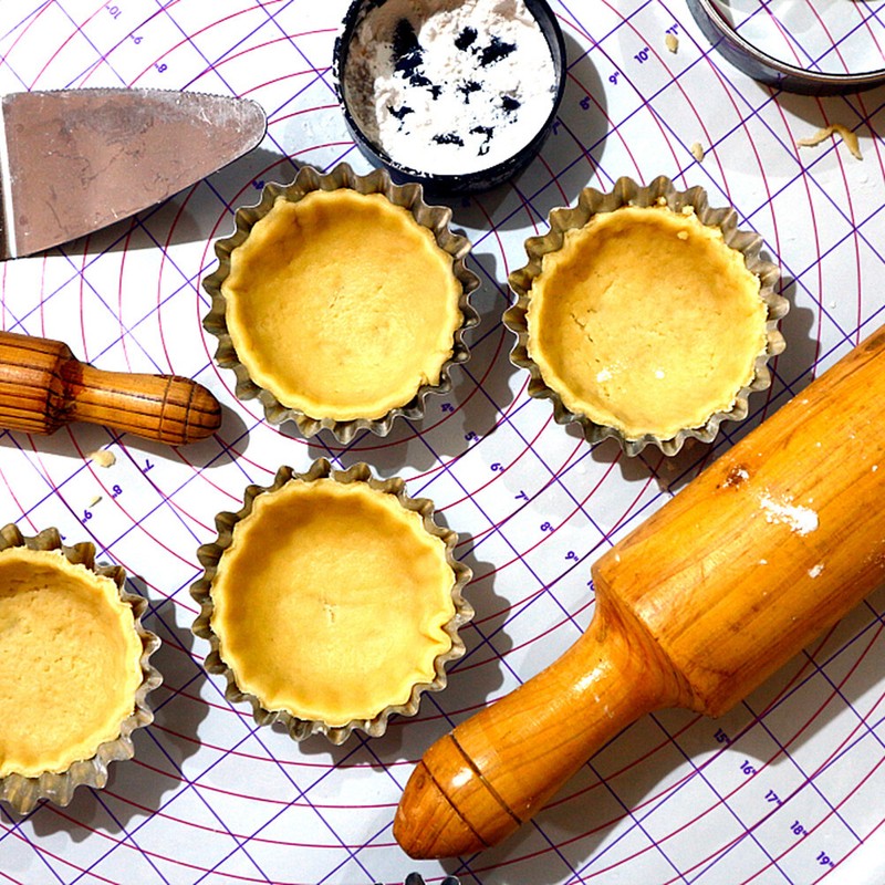 6PCS Egg Tart Mould Stainless Steel Tart Pans Tart Molds Baking Egg Tart Pan gallery