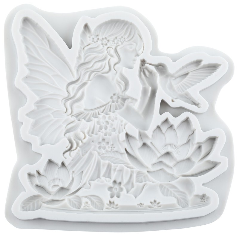 Butterfly Fairy Silicone Molds Flower Fairy Fondant Cake Decorating Tools gallery