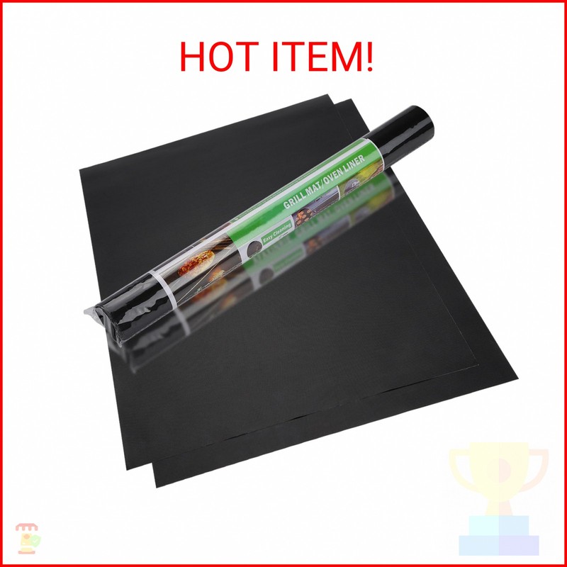 Oven Liners for Bottom of Oven, 2 Pack Oven Mat, 15.75″ X 23.62″, Easy to Clean