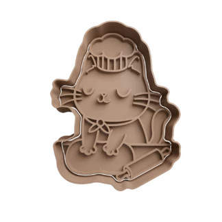 Chef Cat Cookie Cutter