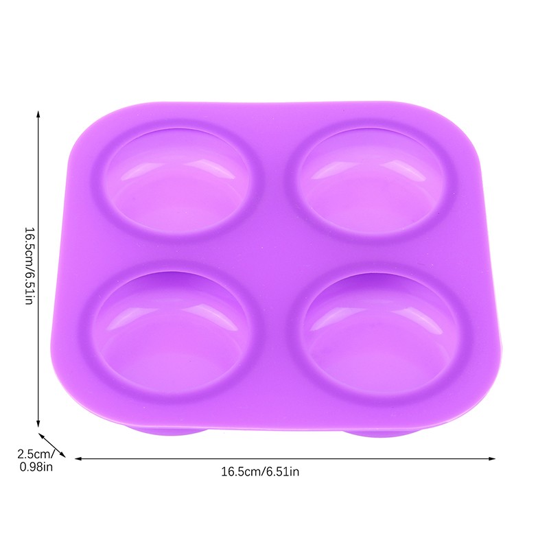 1Pc 4 Cavity Silicone Soap Mold DIY Handmade Craft Cake Decorating Tools Tray gallery