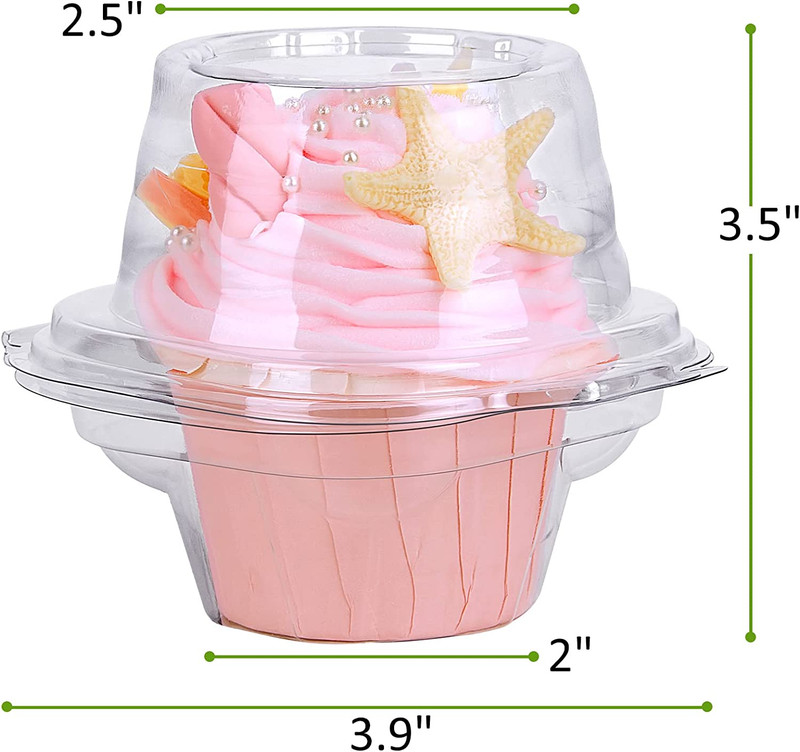 Cupcake Boxes Individual Cupcake Containers, 50 Packs Regular Single Cupcake Hol gallery