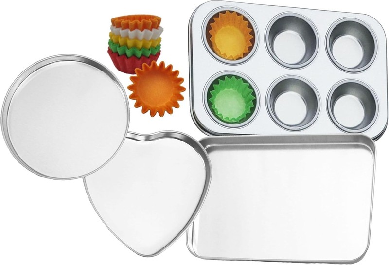 Deluxe Pan Set Compatible with Easy Bake Ultimate Oven | Includes 60 Silver
