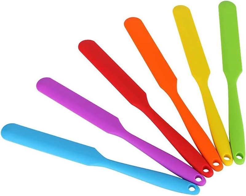 Small Silicone Spatulas Bulk for Kitchen, Baking, Cake Icing, Resin