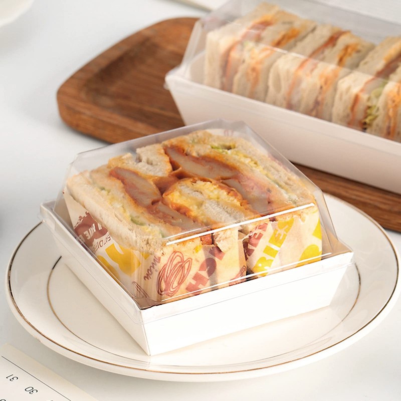 Ocmoiy 50 Pack Small Charcuterie Boxes with Clear Lids 4x4 Inch, To Go Dispos... gallery