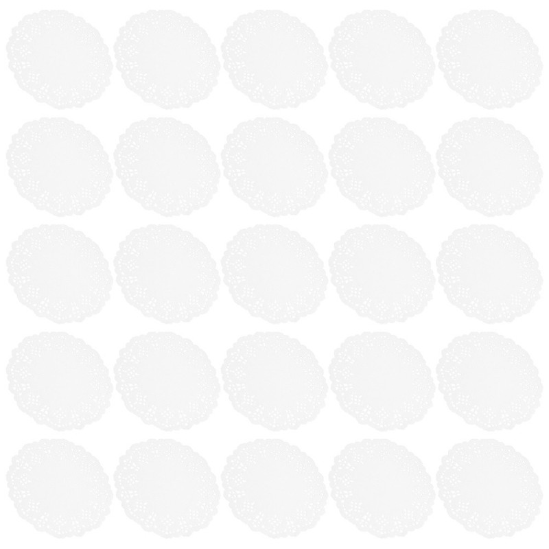 600 Pcs Paper Doilies for Tables Round Cake Sheets Liners Desserts gallery