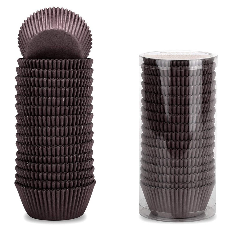 Brown Standard Cupcake Liners Swedish Paper Coffee Baking Cups Color 400 PCS gallery