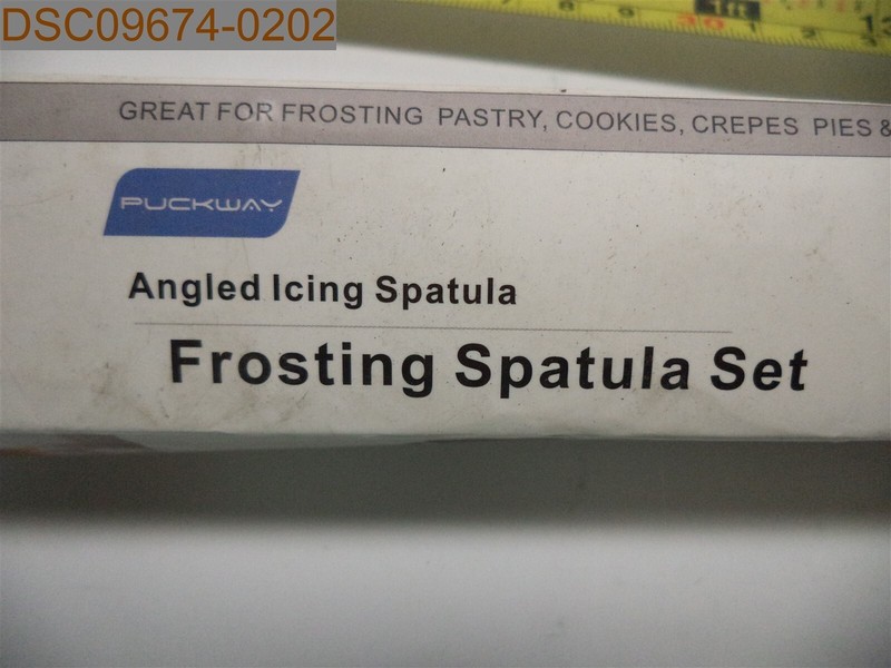 QTY = 2: Puckway Angled Icing Spatula, Frosting Spatula Set gallery