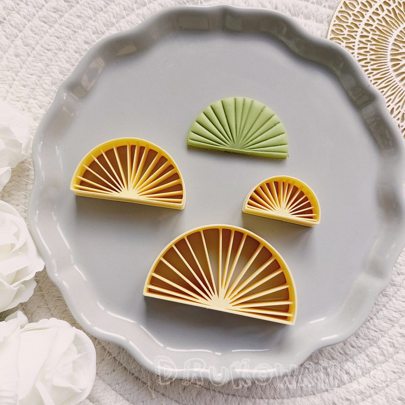 Shape Decoration Triangle Mystical 7 Polymer Clay Cutter For Earring Jewelry