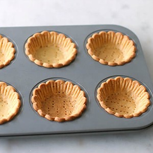 Mini Tart Pan, 2.75" Egg Tart Molds 6-Cavity Non Stick Fluted Mini Tart Mould, gallery