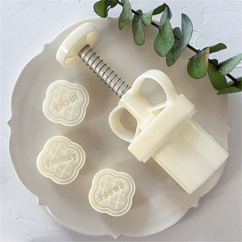 2Set Four-leaf Clover- Moon Cake Mould Suitable for Diy Cookie Mould Accessories gallery