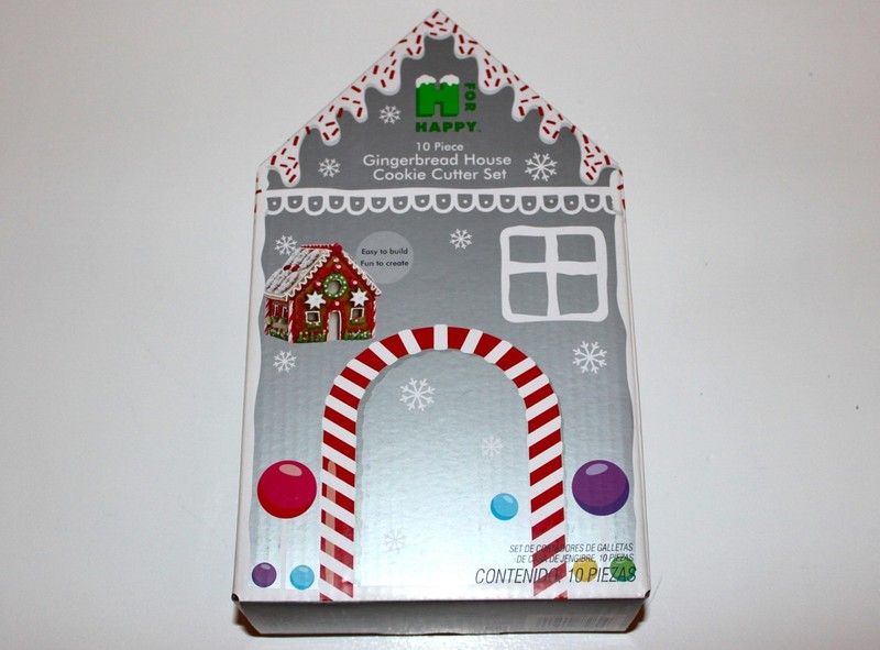“H For Happy” 10 Piece Set Gingerbread House Cookie Cutter Set NEW