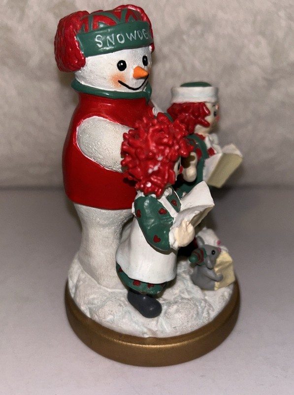 Snowden & Friends Raggedy Ann & Andy Cookie Press Wreath Vintage 1998 gallery