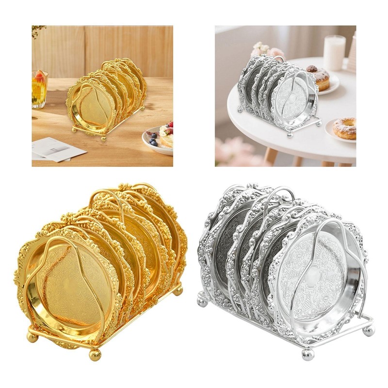 6 Pieces Serving Trays Gift Fruit Snack Plate for Celebration Desk Birthday gallery