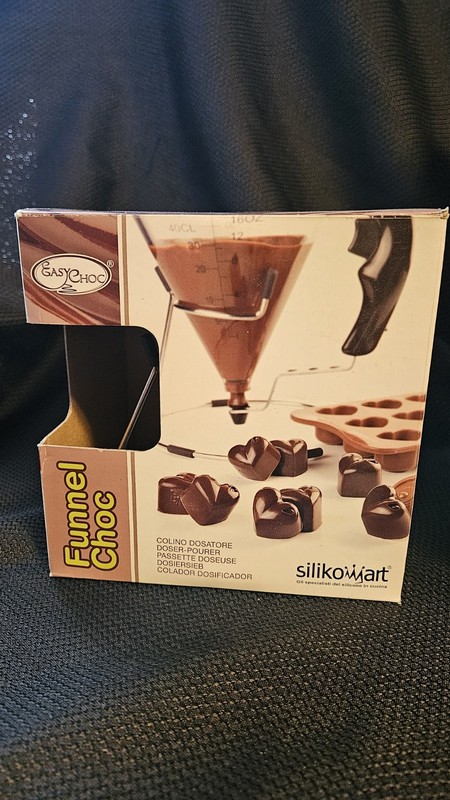Silikomart Easy Choc Chocolate Depositor Funnel. Make Professional Confections.