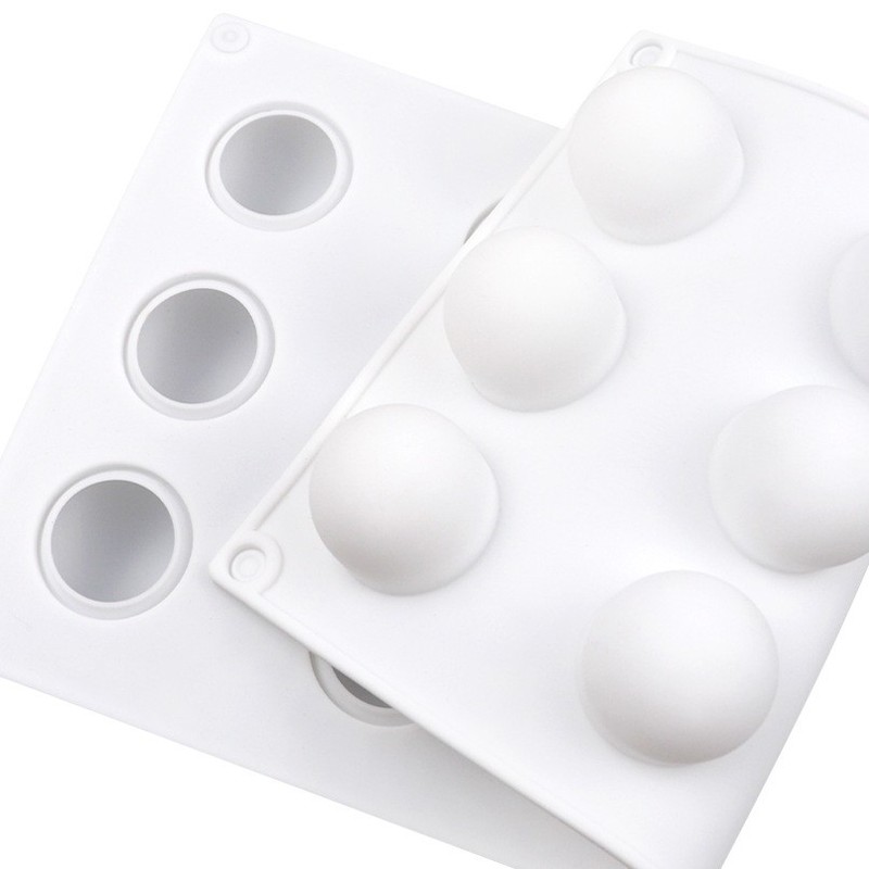 2×15pcs three-dimensional small round ball mooncake filling mousse filling mold gallery